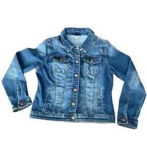Westport Women’s Jean Jacket Stretch Size Medium EUC